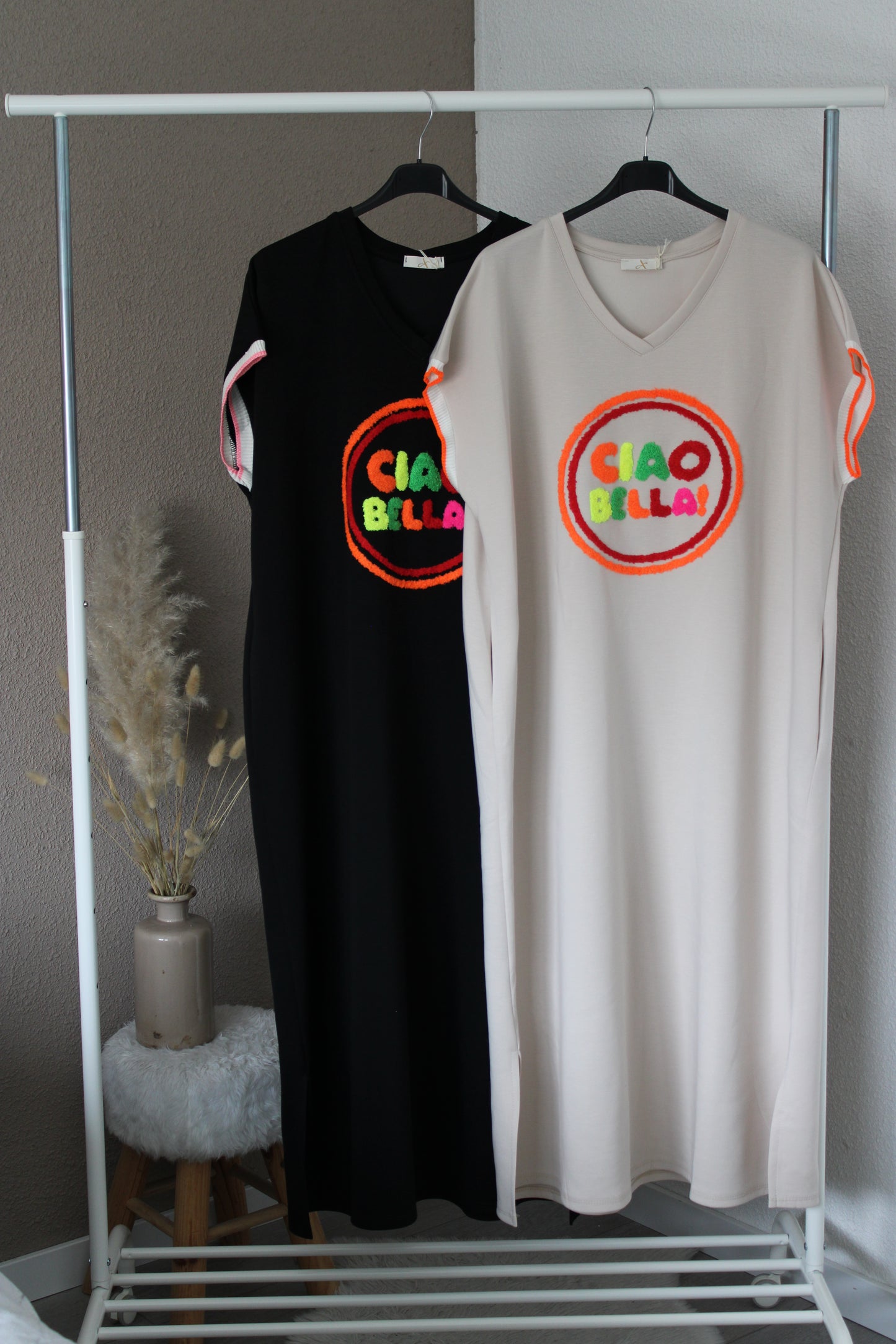 Zwarte maxi jurk ciao bella