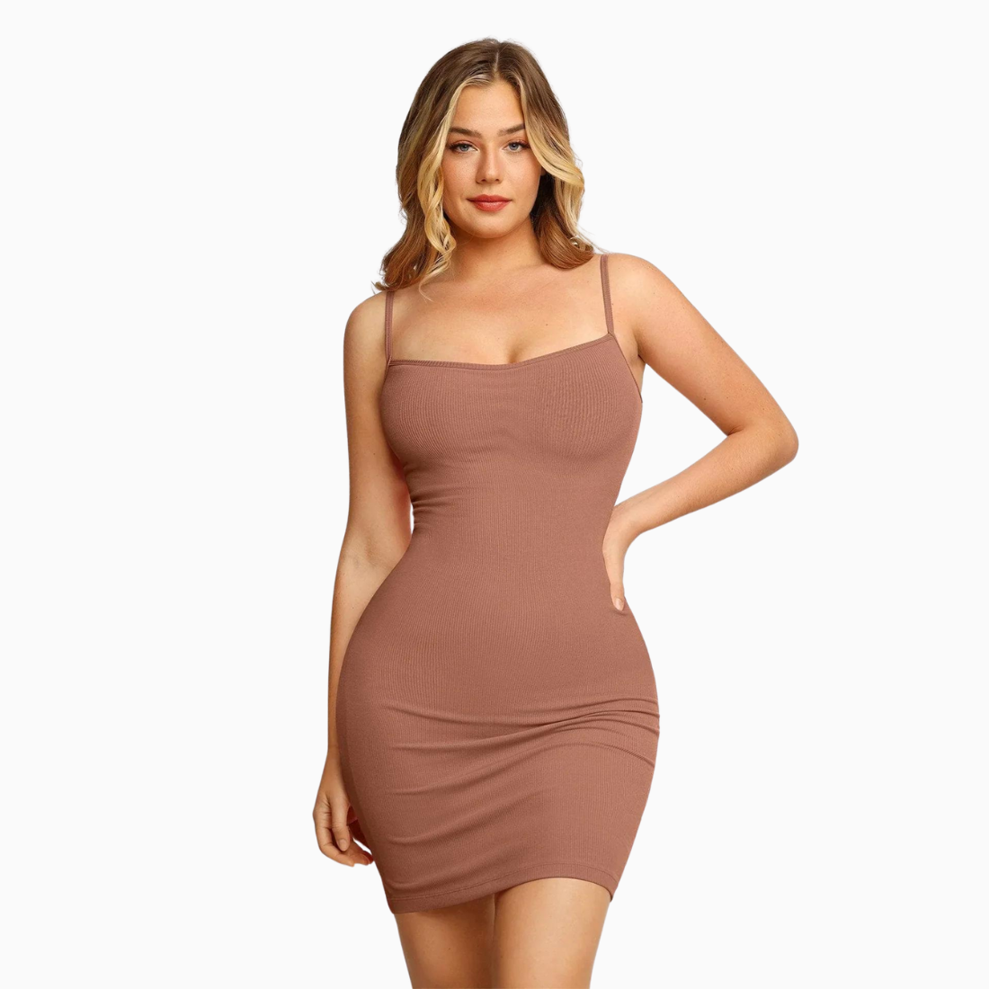 MIDI SHAPEWEAR JURK SLIP