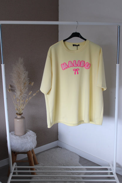 Malibu t-shirt geel