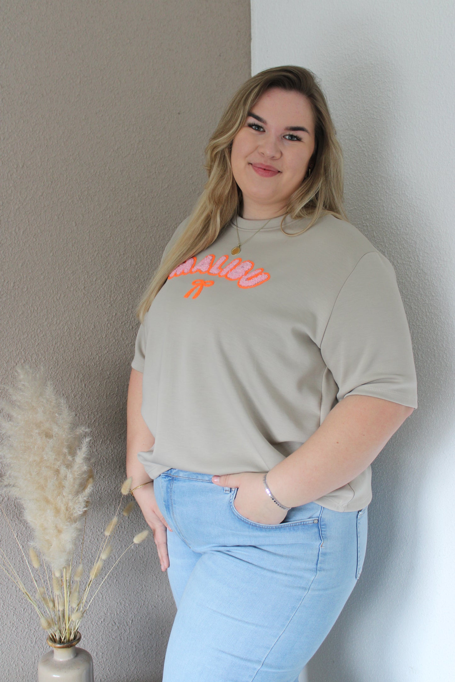 Malibu t-shirt taupe