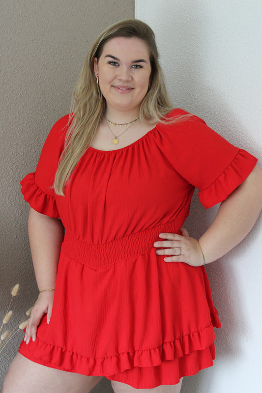 Rode playsuit