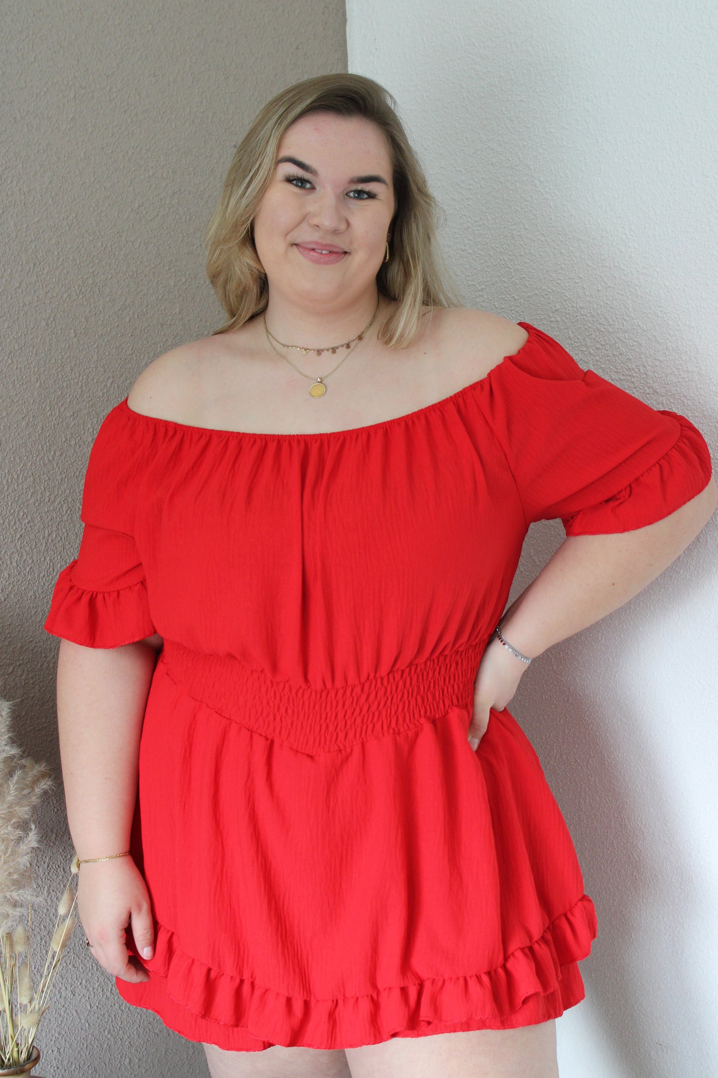 Rode playsuit